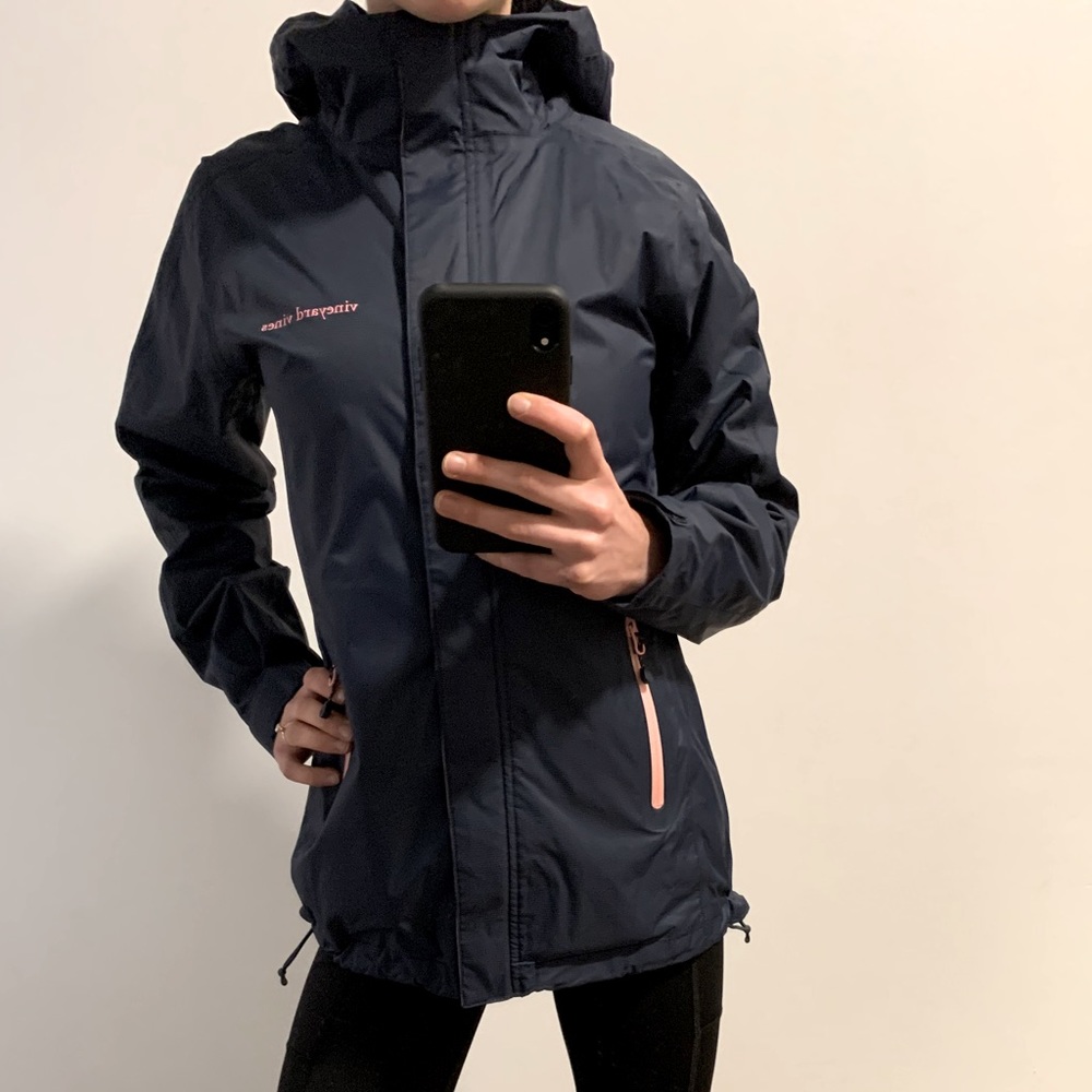 Vineyard Vines Stow & Go Rain Coat XXS